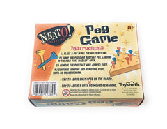 Toysmith Peg Game side view, compact puzzle for quick challenges
