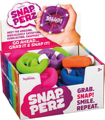 Toysmith Snapperz palm-squeeze action delivers satisfying pops for focus and stress relief.