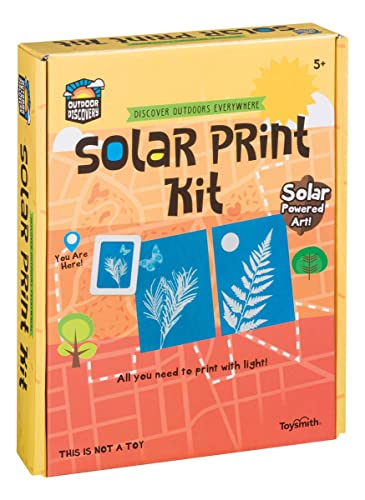 Toysmith Solar Print Kit preprinted stencil sheets simplify pattern placement