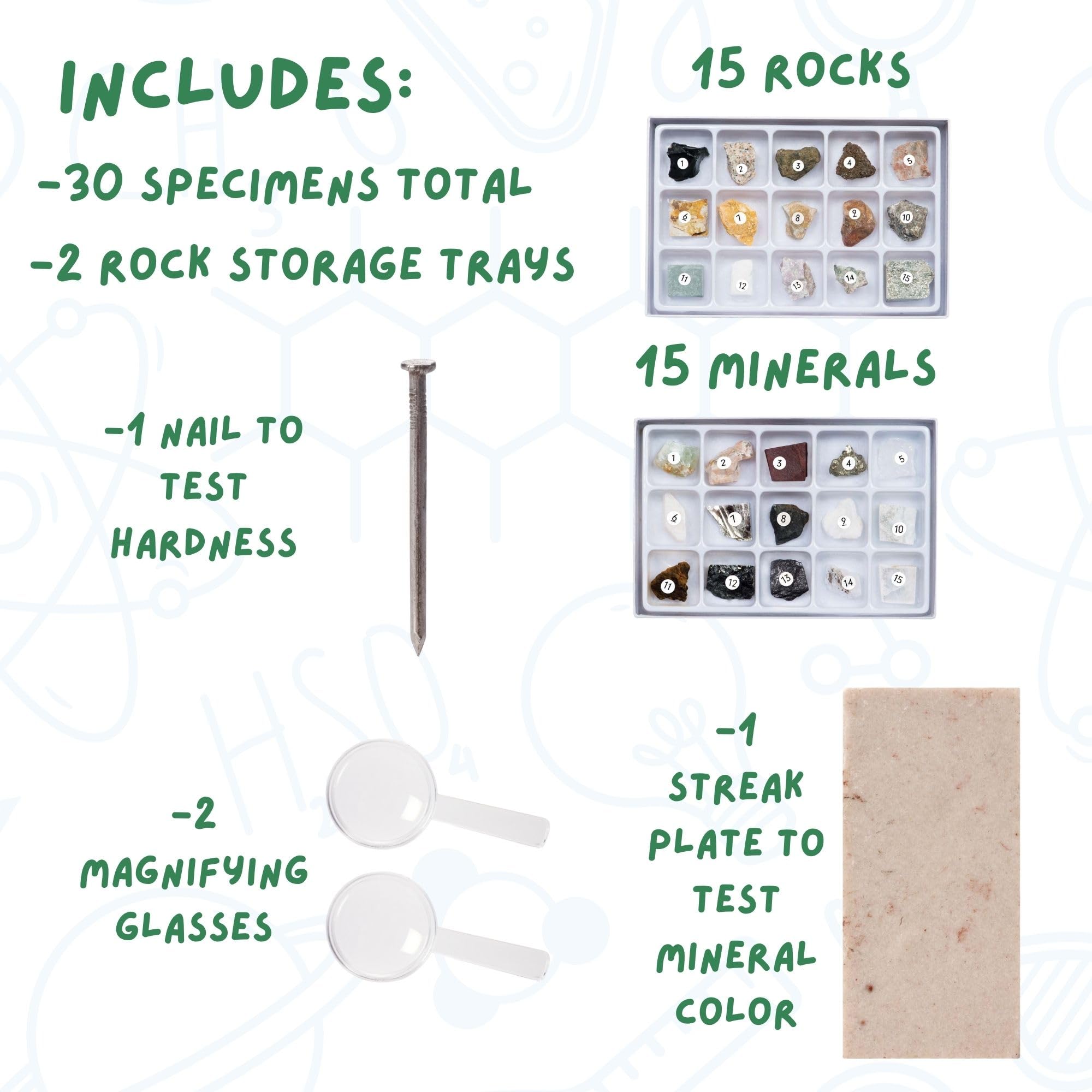 Toysmith identification guide to classify rocks and minerals