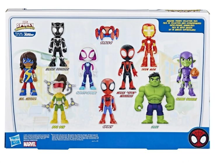 Toys+ Hulk figure from Marvel Spidey collection for durable, action-packed play sessions.