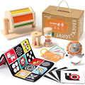 Toyssa 6-in-1 spinning drum enhances visual and auditory exploration for babies