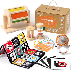 Toyssa 6-in-1 spinning drum enhances visual and auditory exploration for babies