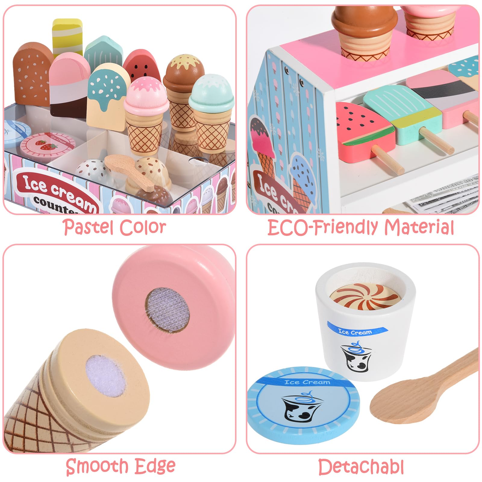 Toyssa play money set to support early math and social shop play.