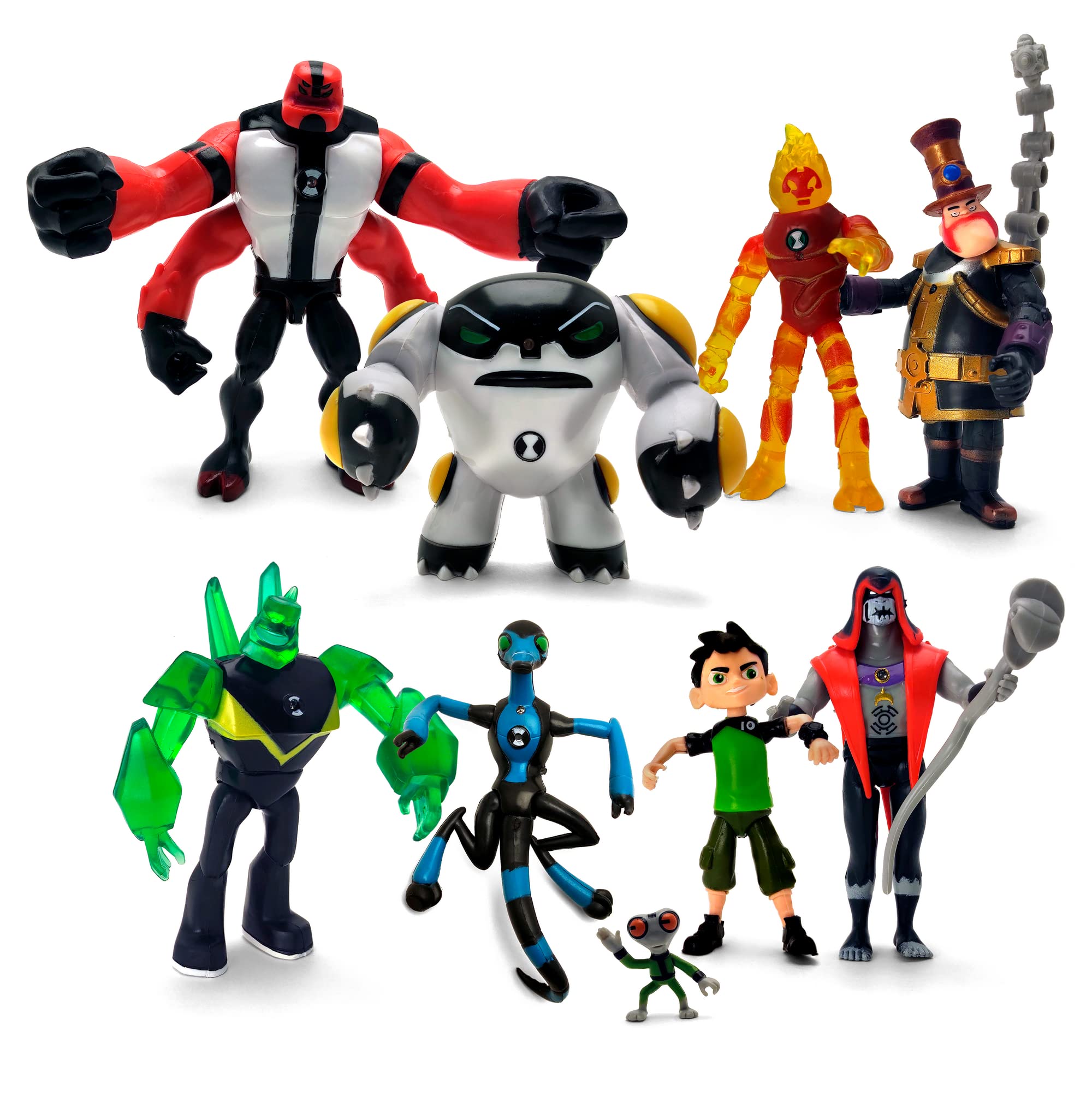 Toysvill Ben 10 Steam Smythe figure for dynamic sci-fi scenes.