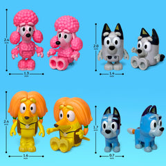 Toysvill Bluye-Wolfs Bingo figure adds colorful charm to playtime.