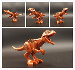 Toysvill Dilophosaurus mini figure with dynamic display potential.