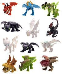 Toysvill dragon mini figures collection 12 pieces for cake and display