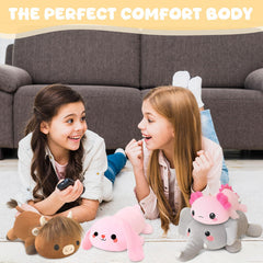 TOYSYM axolotl weighted plush gift-ready, perfect for birthdays and holidays.