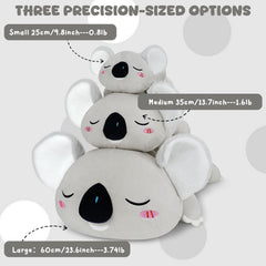 TOYSYM Koala stitching detail demonstrates durable construction for lasting hugs