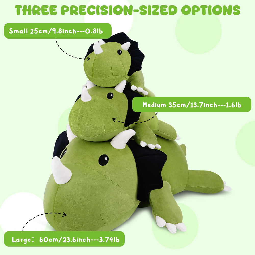TOYSYM Triceratops weighted plush dreamy decor for kid rooms