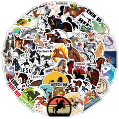 ToytoTou horse stickers decorate cups and notebooks for school and travel