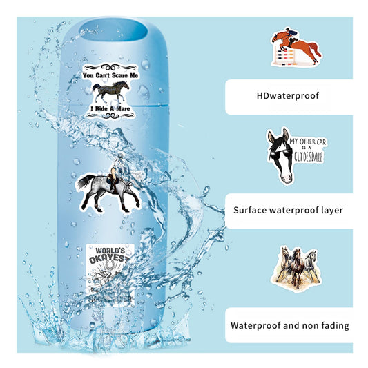 ToytoTou waterproof decals durable vinyl for bottle and laptop decoration