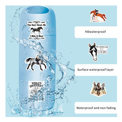 ToytoTou waterproof decals durable vinyl for bottle and laptop decoration