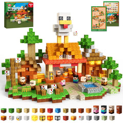 ToyUnited 200pcs magnetic blocks with light blocks evoke vibrant, sensory play and creativity.