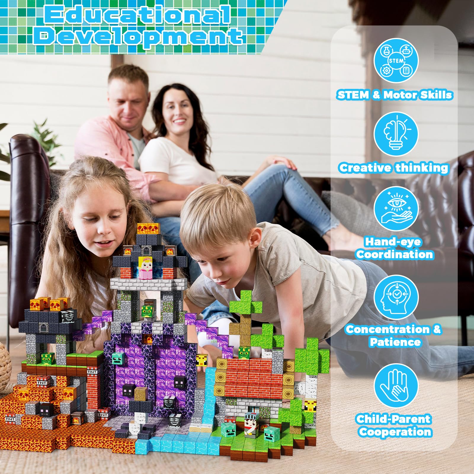 ToyUnited blocks suitable for classroom activities and family play.