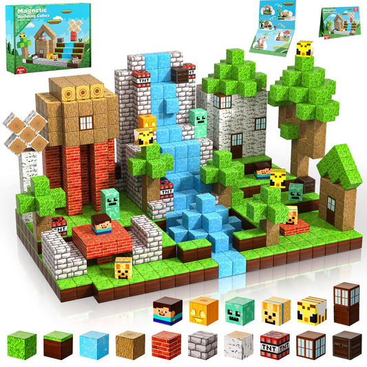 ToyUnited Magnetic Blocks 100pcs cubes for open-ended play and hands-on learning.