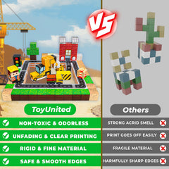 ToyUnited Magnetic Blocks patterns enable endless construction and storytelling.