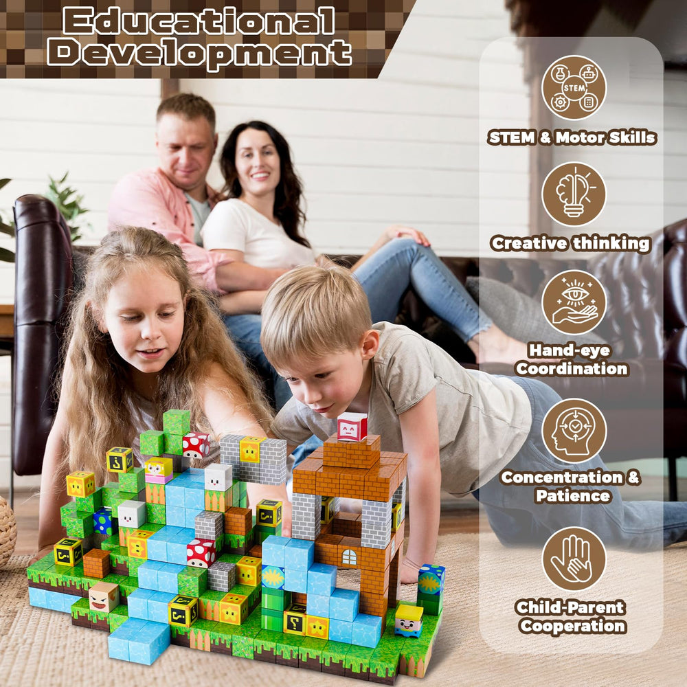 ToyUnited magnetic blocks gift-ready box ideal for birthdays and classroom gifts.