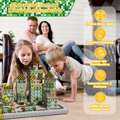 ToyUnited magnetic blocks group learning scene for classroom activity
