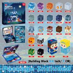 ToyUnited magnetic blocks with vibrant patterns spark creativity and sensory exploration.