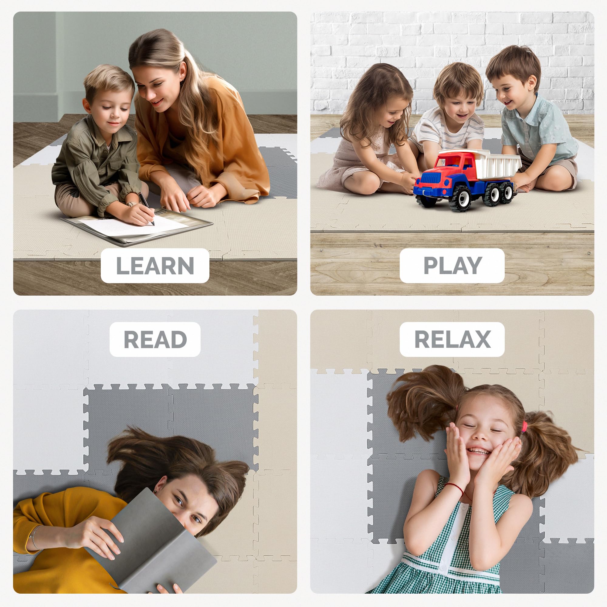 ToyVelt 0.4-inch EVA foam delivers comfortable floor play