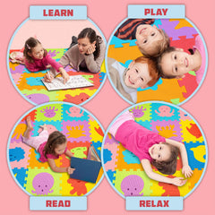 ToyVelt educational foam tiles foster fine motor skills via puzzle building.