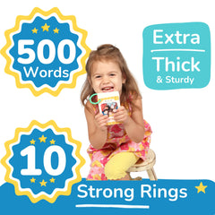 TOYVENTIVE educational gift cards for 2-year-olds build vocabulary.