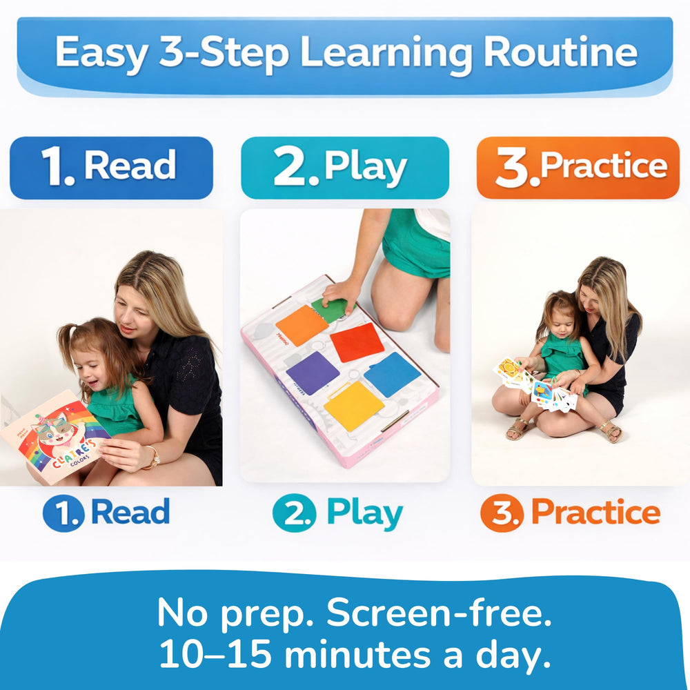 TOYVENTIVE kid-friendly glasses enabling imaginative play and matching activities