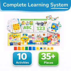 TOYVENTIVE laminated flashcards two sets support quick review and memory games