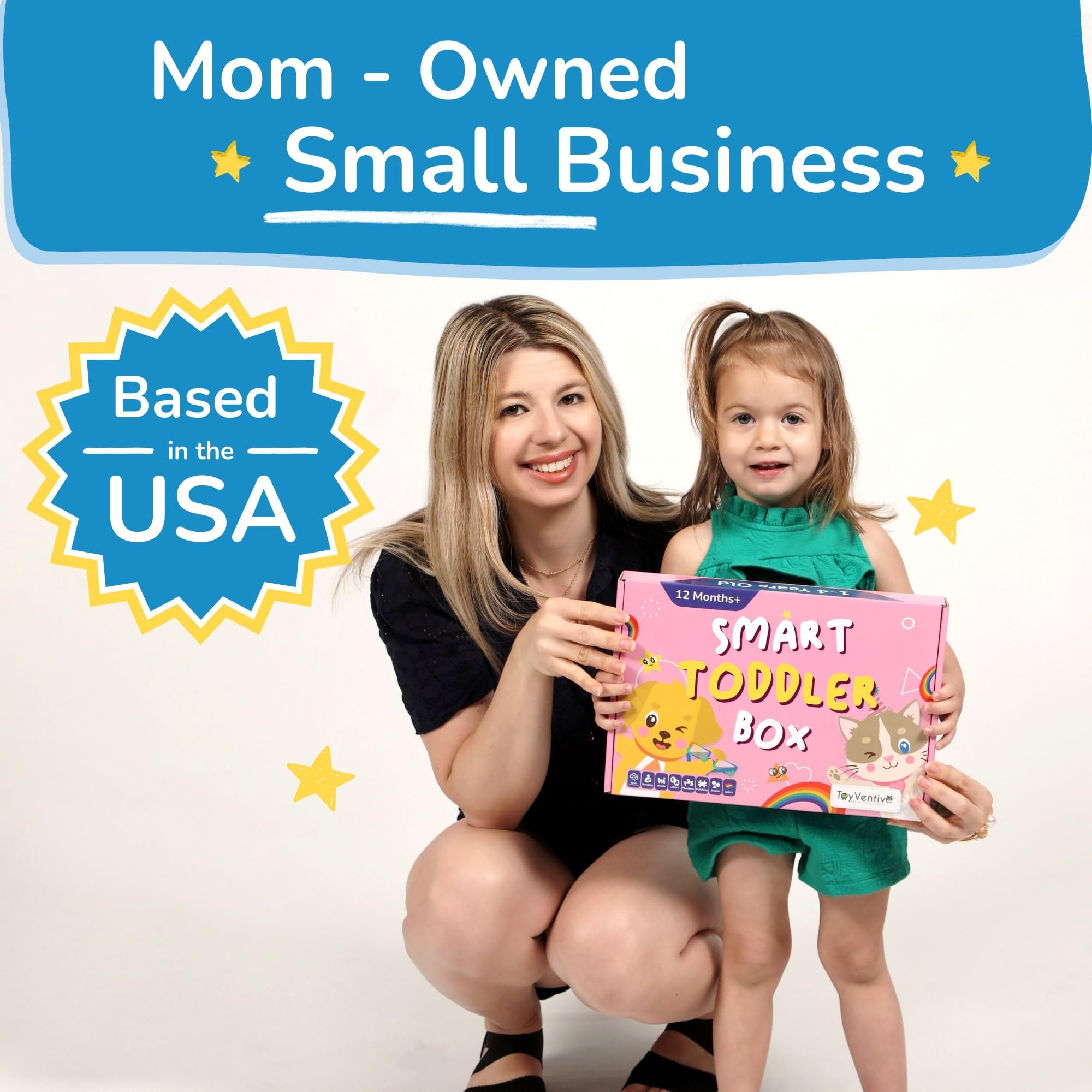 TOYVENTIVE Parent Guide Ideas included for guided play.