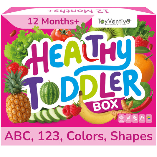 TOYVENTIVE preschool learning activities cards promote early language and color recognition.
