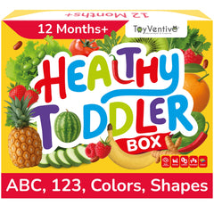 TOYVENTIVE preschool learning cards boost early vocabulary and color recognition.