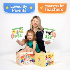 TOYVENTIVE toddler learning toys age 3-5 encouraging early literacy, numeracy, and color recognition