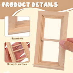 Toyvian assemble-disassemble window frame offers flexible decorating options.