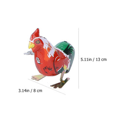 Toyvian colorful windup metal craft, eye-catching finish sparks creativity