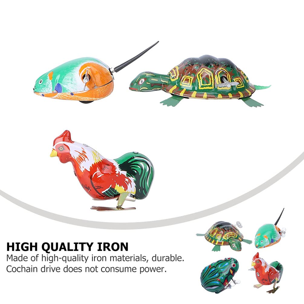 Toyvian party display windup set, charming decor for events and shelves