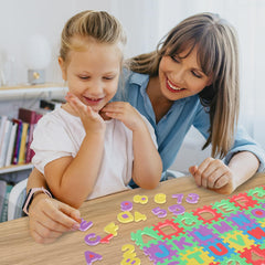Toyvian puzzle pieces close-up showing letters for early literacy