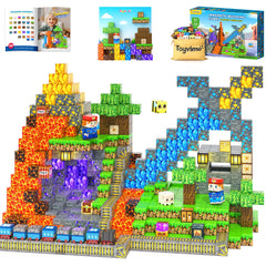 Toyvimo 150pcs magnetic blocks for mine world play sparks creativity.
