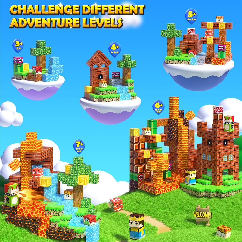 Toyvimo lava world blocks for dynamic storytelling and colorful play