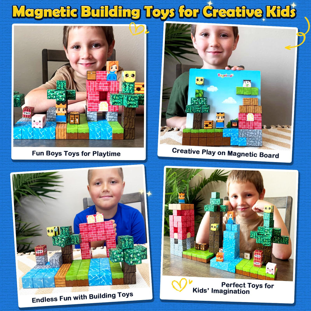 Toyvimo strong magnets keep tall structures steady during builds