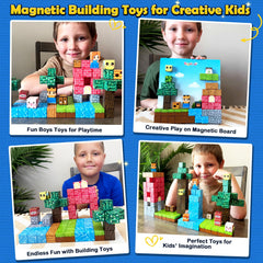 Toyvimo strong magnets keep tall structures steady during builds