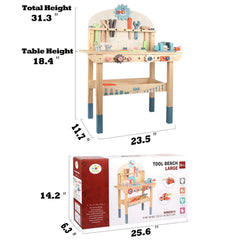Toywoo beech wood construction ensures durable, safe hands-on fun.