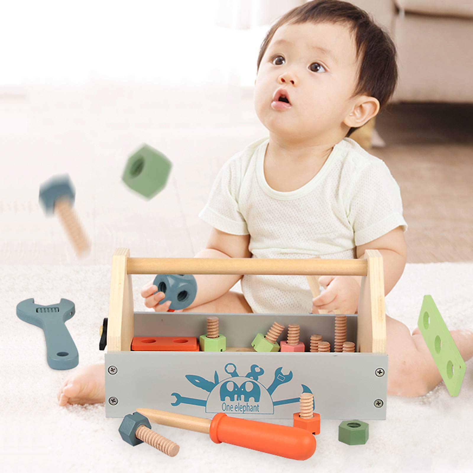 Toywoo storage-friendly toolbox keeps accessories organized and ready for use.
