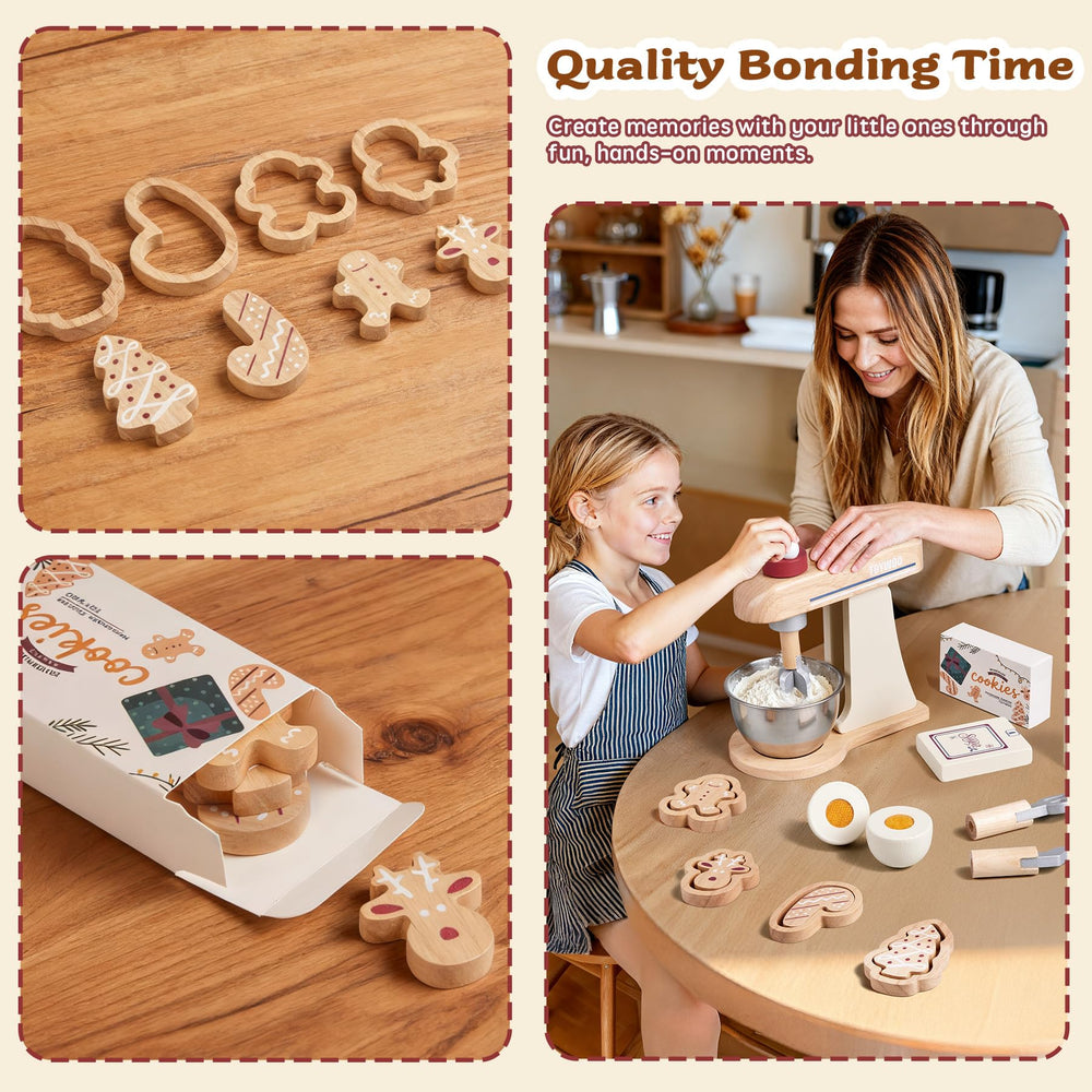 Toywoo mixer used in cooperative kitchen pretend play among kids