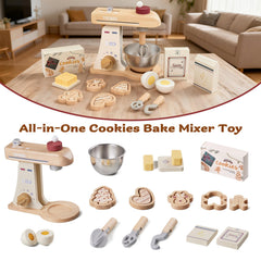 Toywoo mixer in a colorful play kitchen scene designed for kids