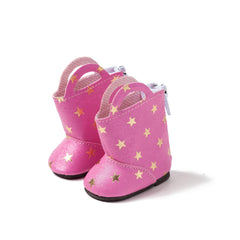 TOYYSB multi-color-doll-shoes-set, six styles for creative play.