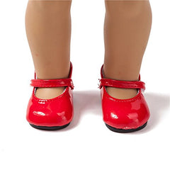 TOYYSB mixed colors shoe set offers variety for different doll styles.