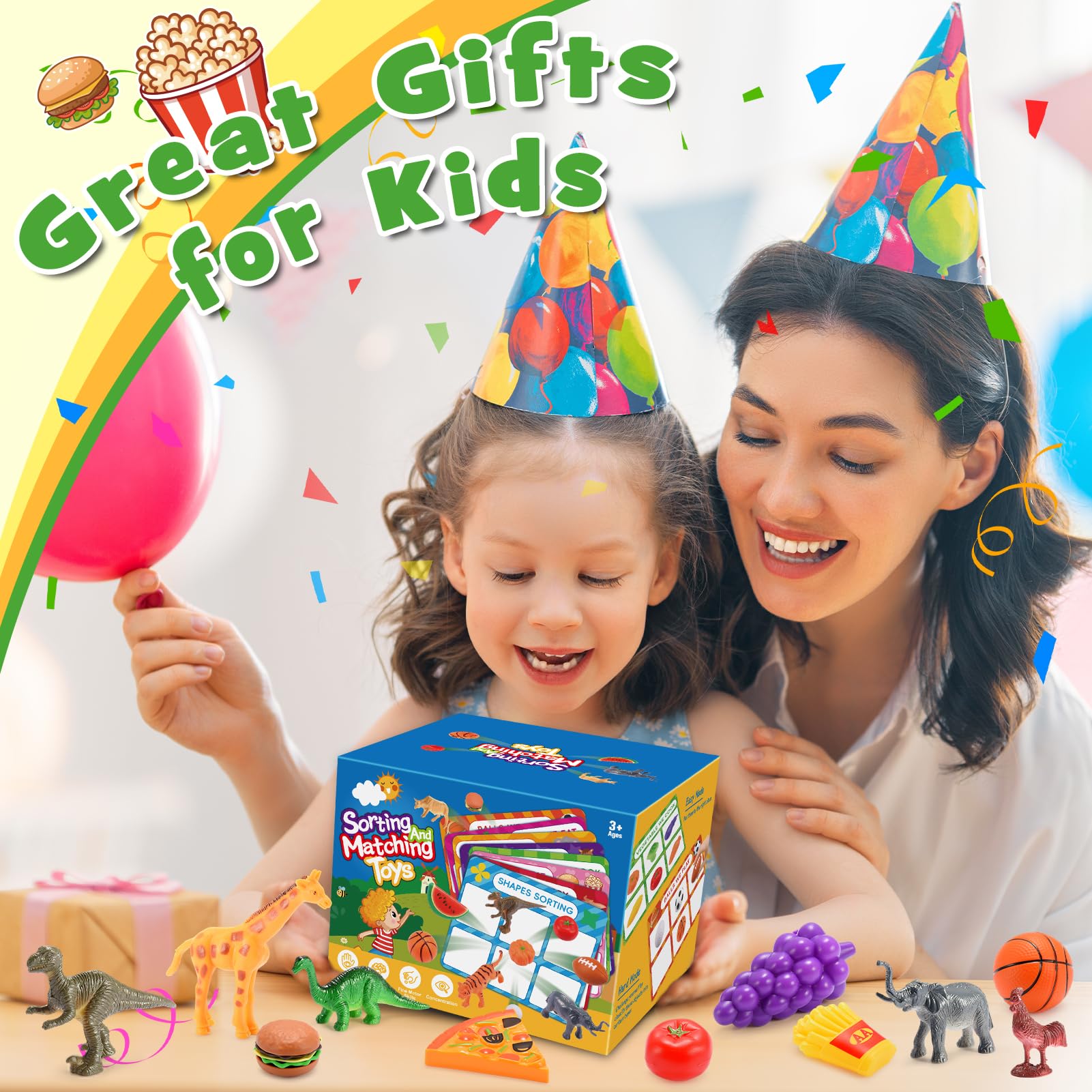 Toyze gift-ready set for toddlers and kids, ideal for birthdays and classroom activities.