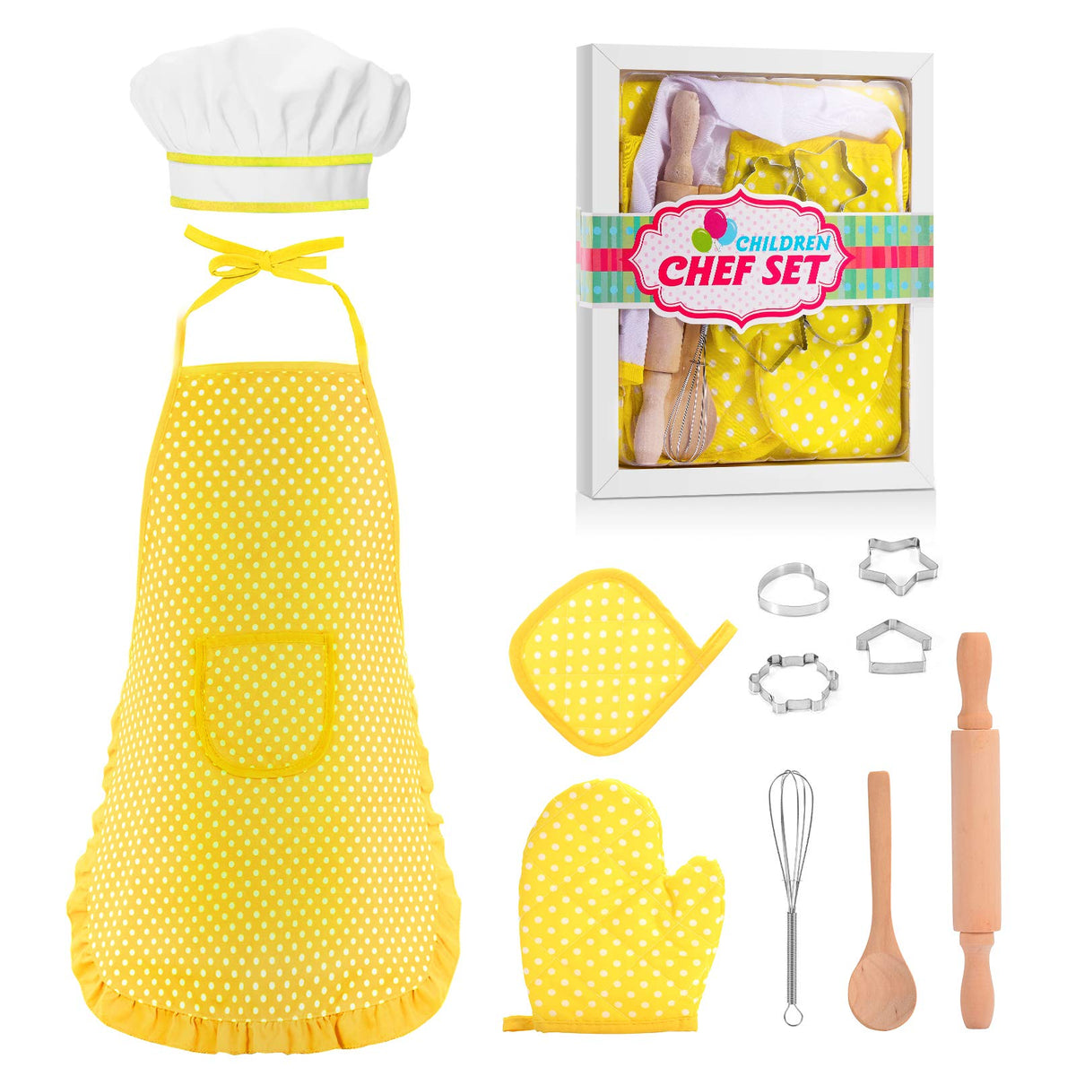Toyze chef hat for kids enhances pretend cooking play with comfy elastic fit